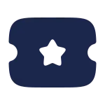 Ticker Star SVG Icon